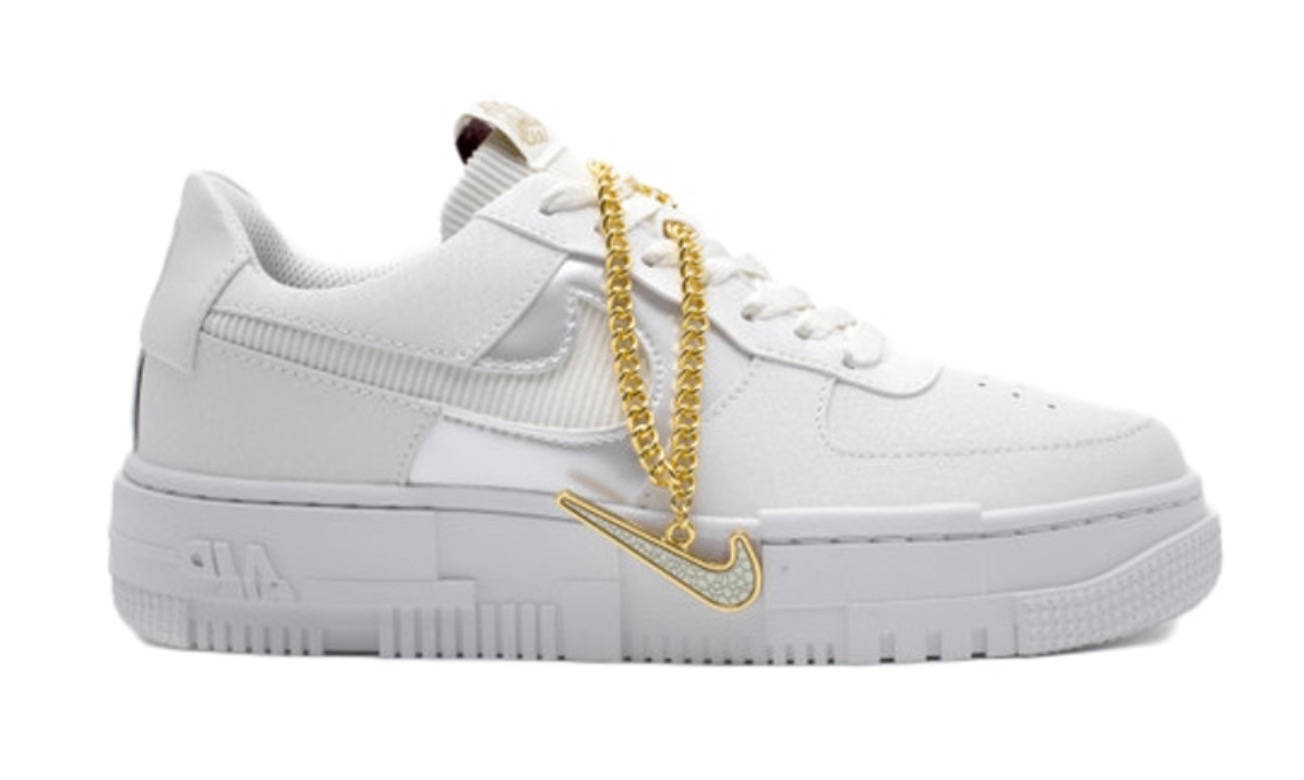 Nike Air force 1 Pixel Gold Chain SX