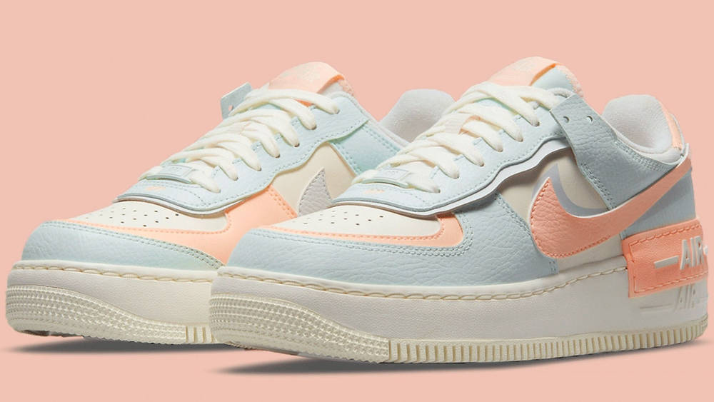 Nike Air Force 1 Shadow Green Peach Nike Air Force 1 Shadow Green Peach