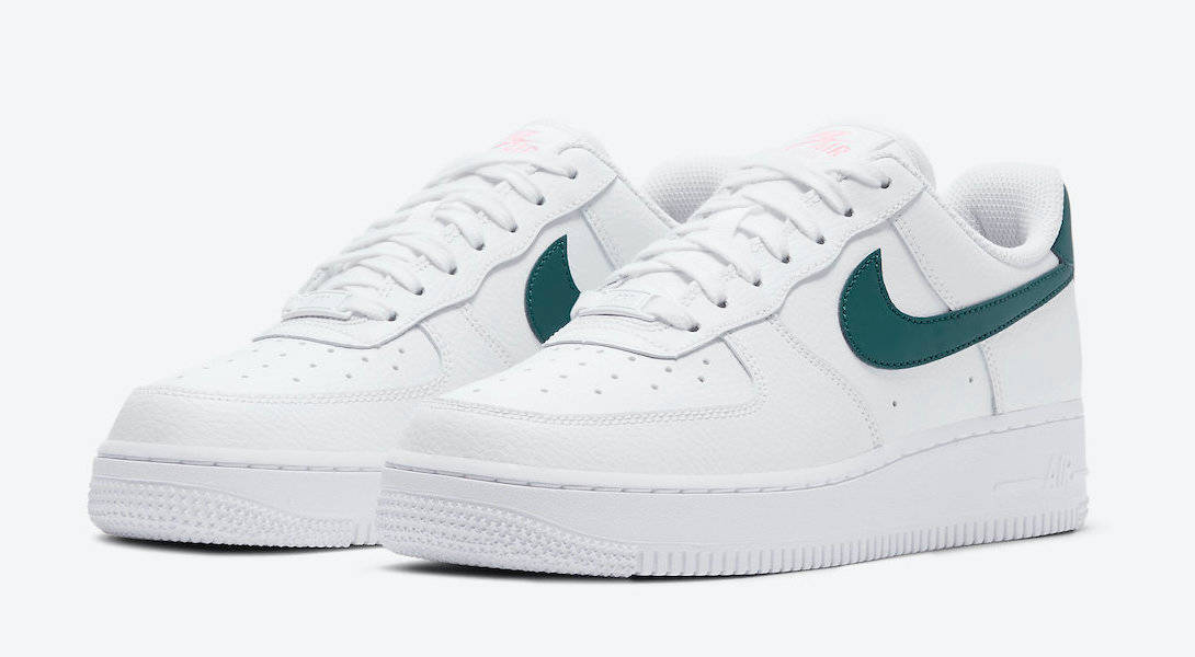 Nike Air Force 1 White Dark Teal