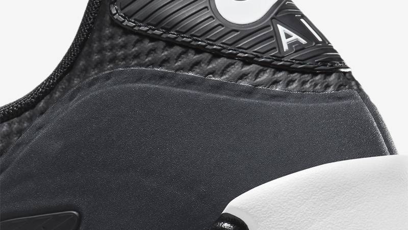 Nike Air Max 90 Golf Black White Closeup