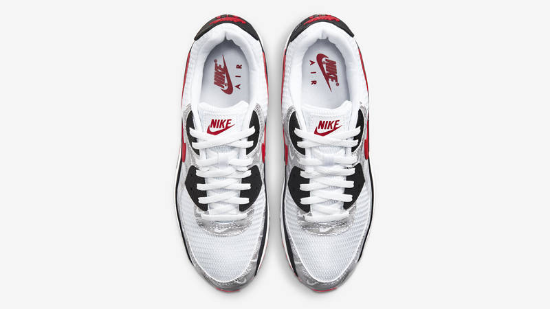 Nike Air Max 90 Topography White University Red Middle
