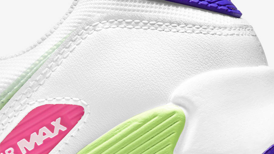 Nike Air Max 90 White Bright Neon