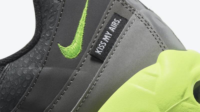 Nike Air Max 95 Kiss My Airs Black Volt Closeup
