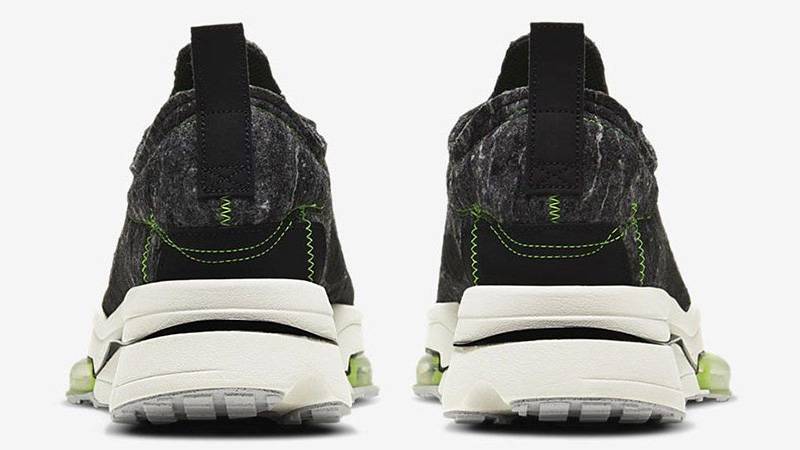 Nike Air Zoom Type Black Electric Green CW7157-001 back
