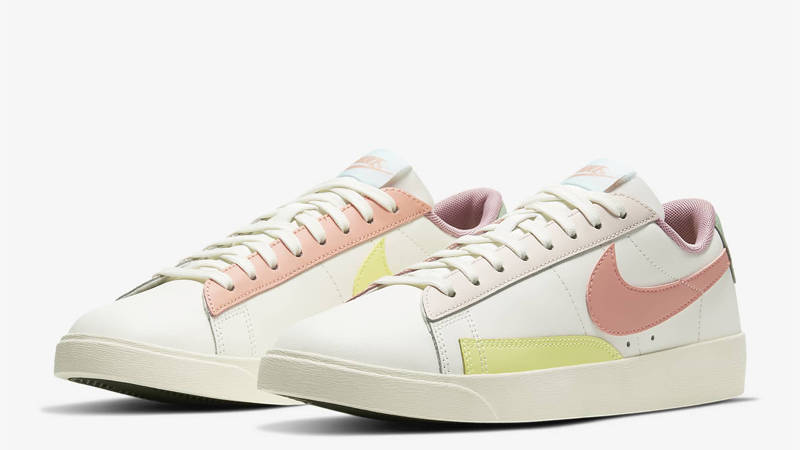 Nike Blazer Low LE Sail Bright Crimson Pearl Orange