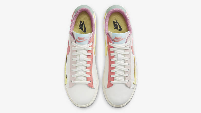 Nike Blazer Low LE Sail Bright Crimson Pearl Orange