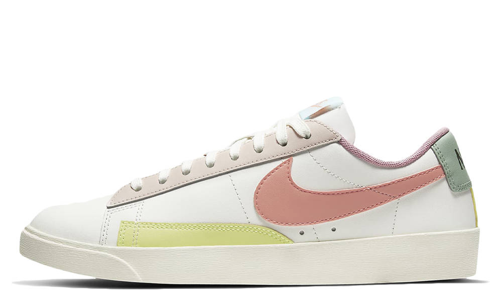 Nike Blazer Low LE Sail Bright Crimson Pearl Orange