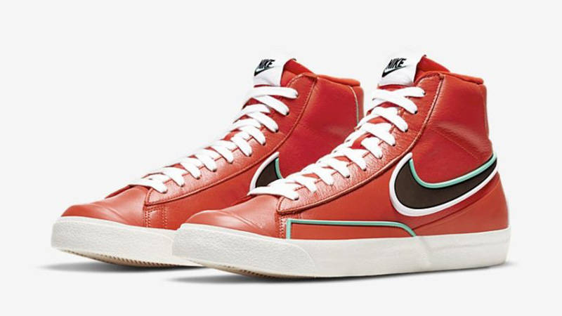 Nike Blazer Mid 77 Infinite Orange Brown DA7233-800 front