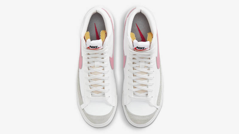 nike blazer mid 77 white sunset pulse