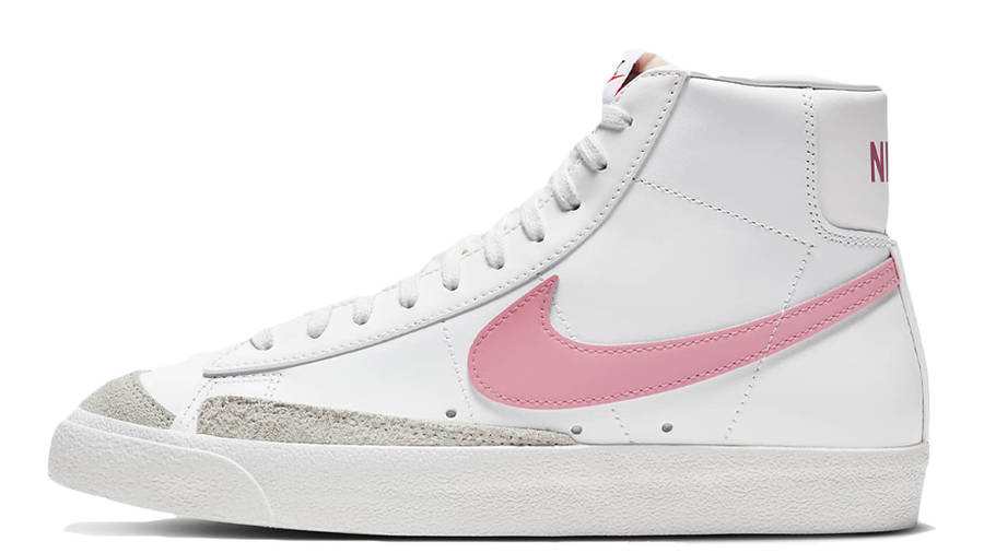 blazer mid 77 trainers white sunset pulse