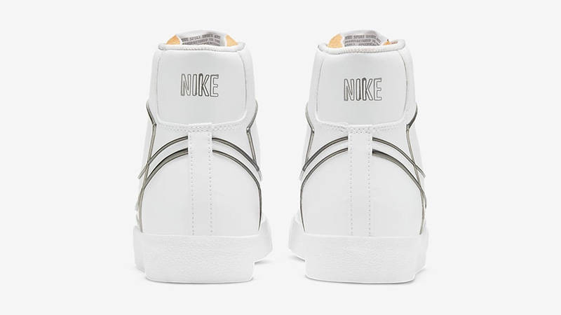 Nike Blazer Mid 77 White Metallic Pewter DH4099-100 back