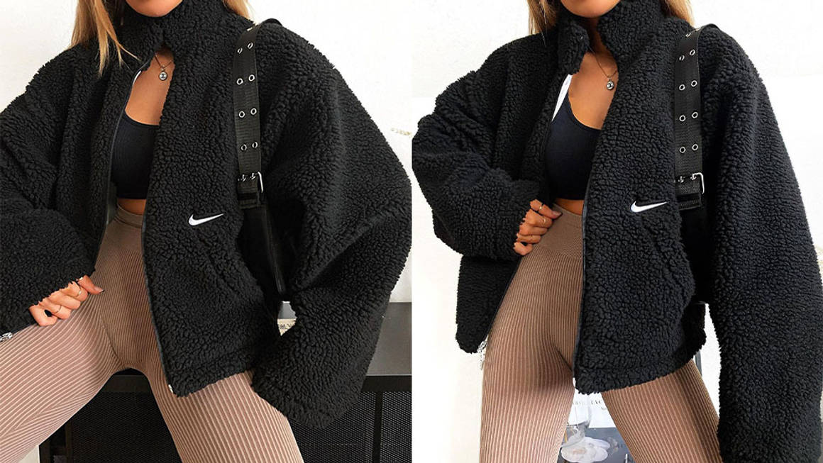 nike borg coat