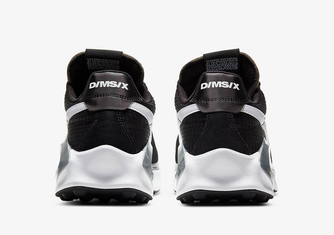 Nike D/MS/X Waffle Black Silver Back