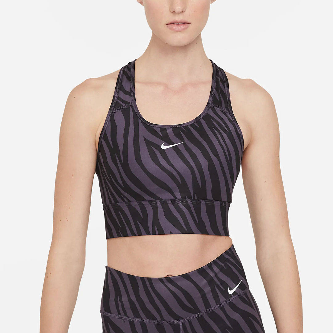 Nike Dri Fit Zebra Print Sports Bra