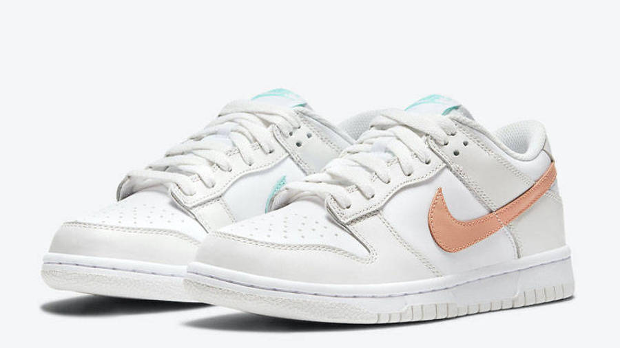 nike dunk low aqua peach