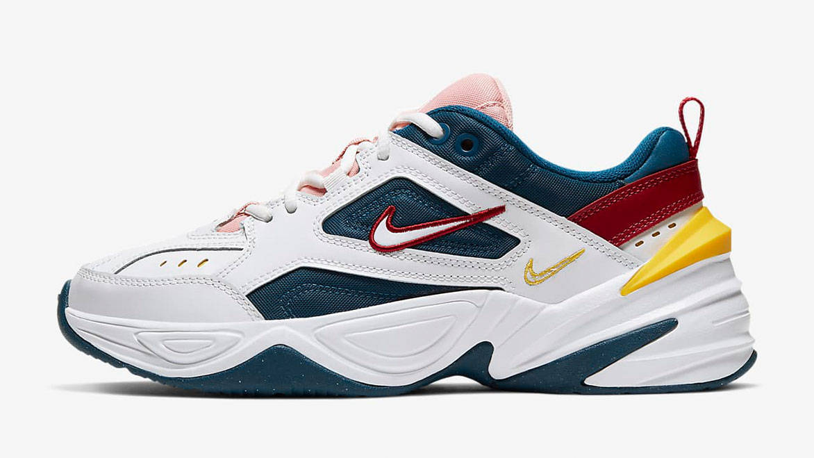 nike m2k tekno white multi