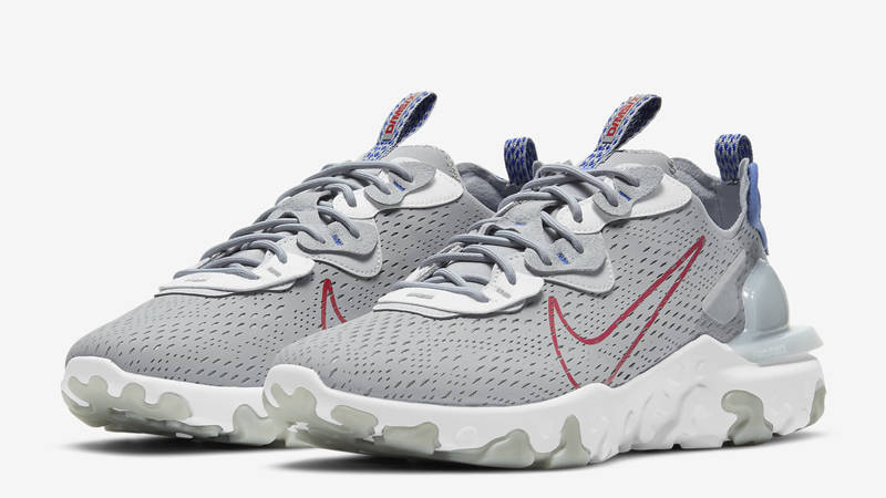 nike react vision grey and red