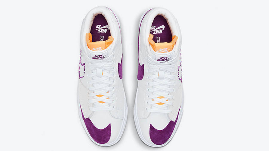Nike SB Blazer Mid Edge Lakers | Where To Buy | DA2189-100 | The ...
