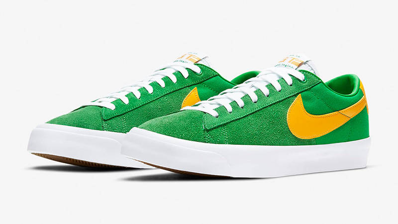 Nike SB Zoom Blazer Low Pro GT Lucky Green DC7695-300 front