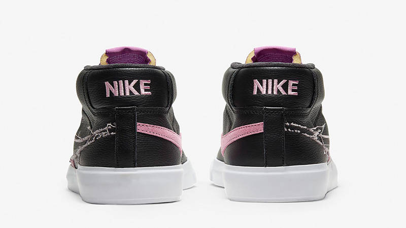 Nike SB Zoom Blazer Mid Edge Black Purple Pink DA2189-002 back