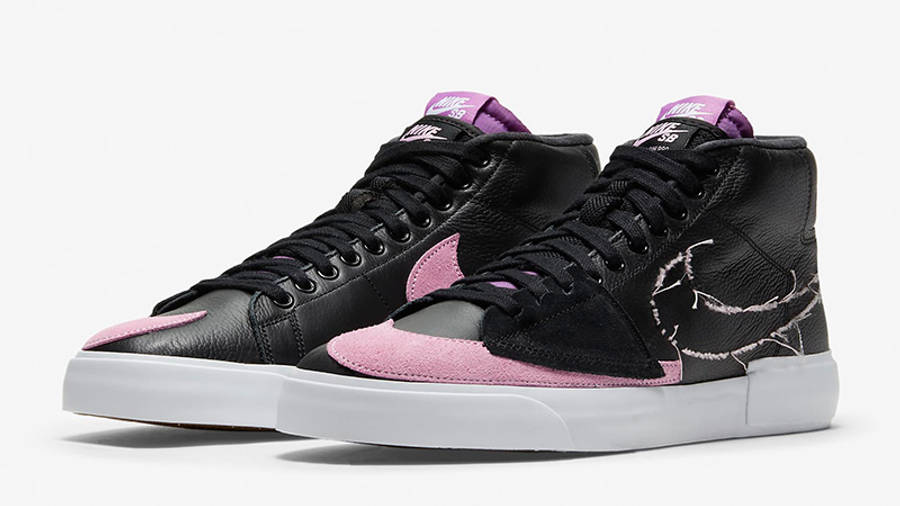 Nike SB Zoom Blazer Mid Edge Black Purple Pink | Where To Buy | DA2189-002 | The Sole Supplier
