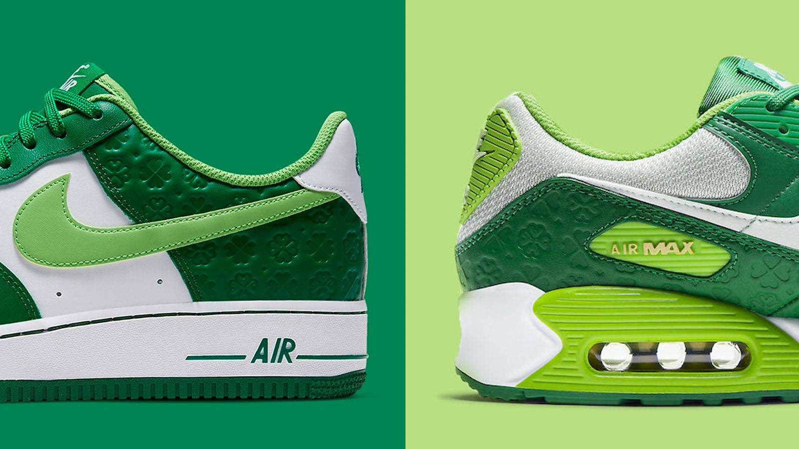 Nike’s Celebrating St. Patrick’s Day With An Air Force 1 And Air Max 90