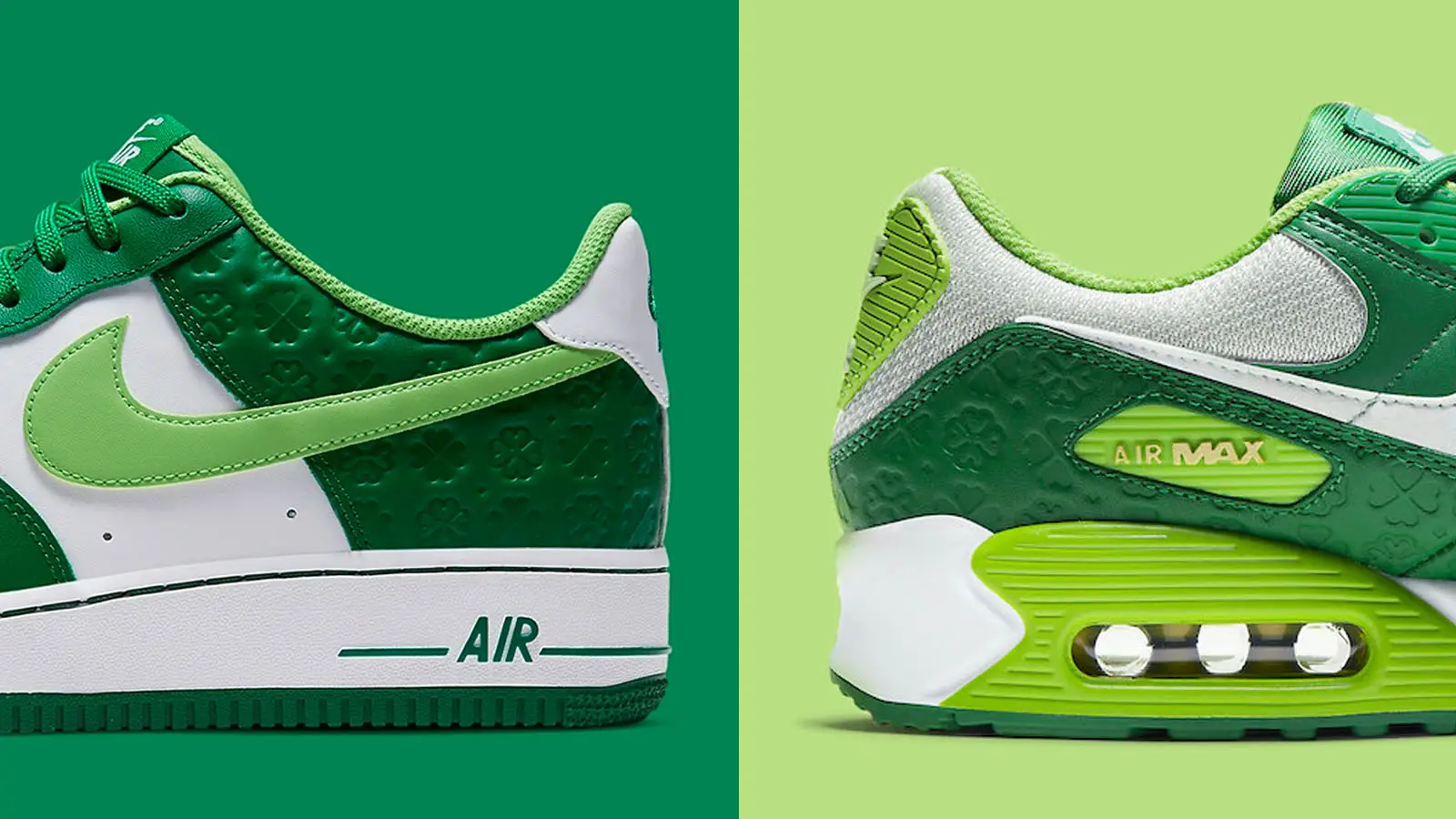 Nike's Celebrating St. Patrick's Day With An Air Force 1 And Air Max 90