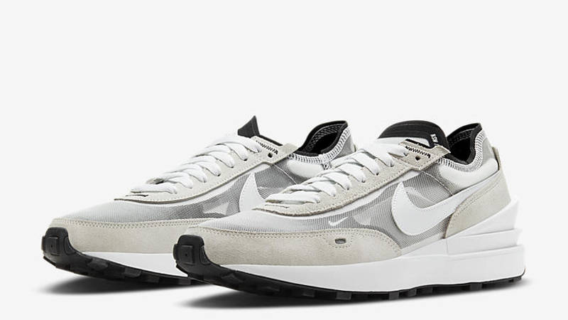 Nike Waffle One Summit White Black Front