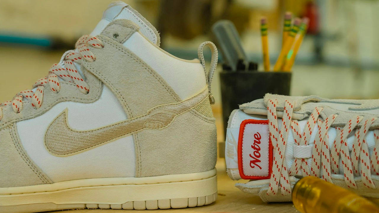 The Notre x Nike Dunk High is Inspired by Workwear