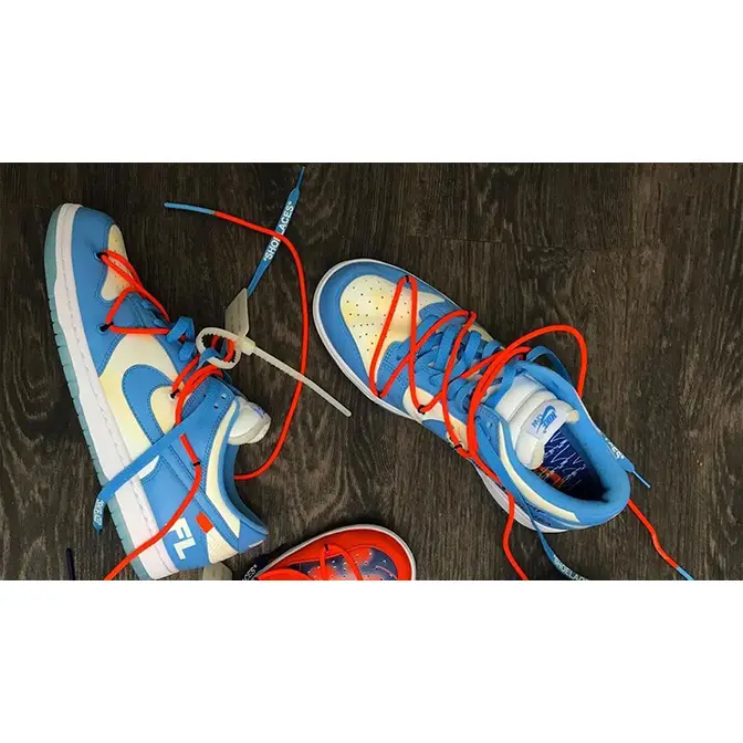 Off-White x Futura x Nike Dunk Low UNC | Where To Buy | DD0856-403 ...