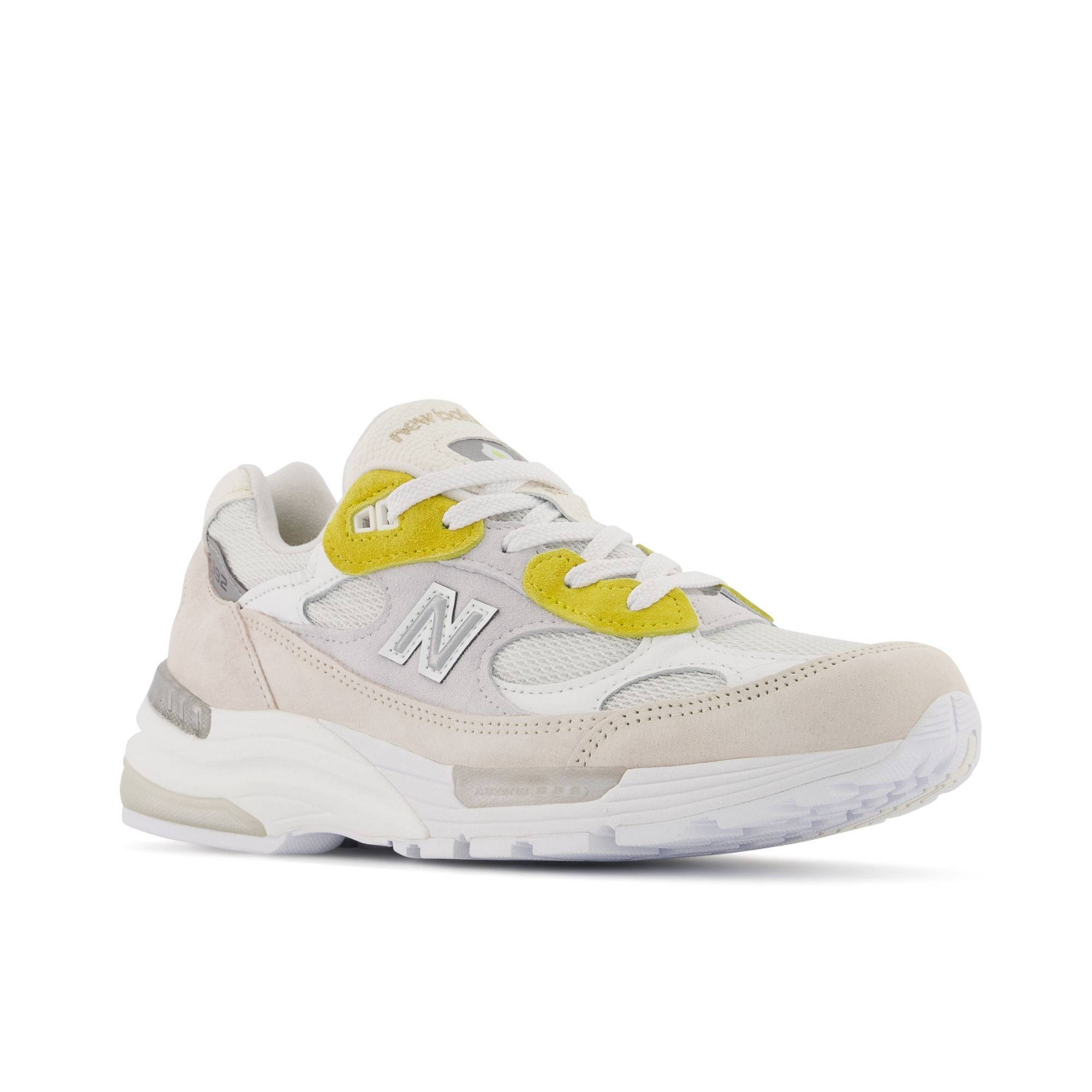 Paperboy Paris x New Balance 992 White Beige front