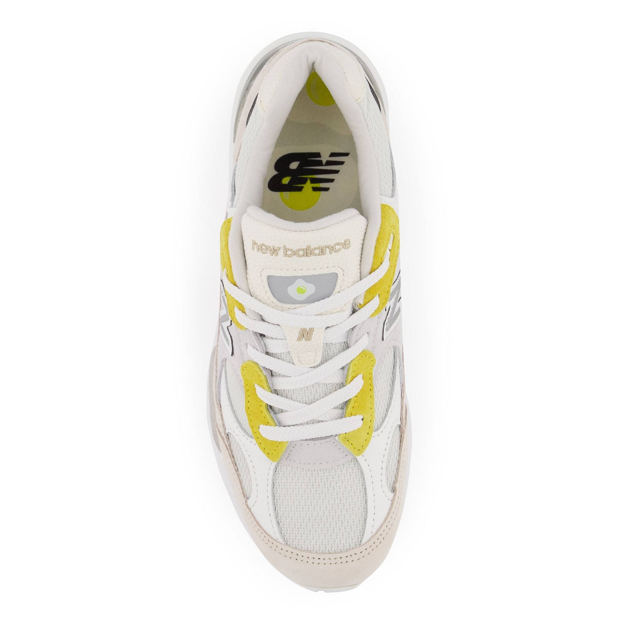 Paperboy Paris x New Balance 992 White Beige middle