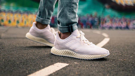 The Parley x adidas Ultra 4D "Triple White" is Crazy Clean