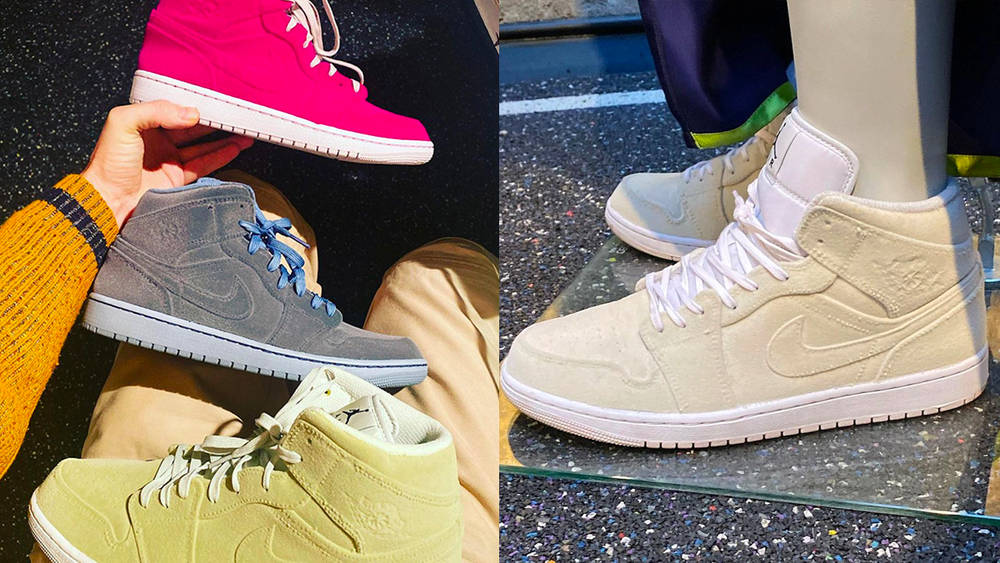 Image via stephane_ashpool The Pigalle x Air Jordan 1 Is Wrapped in Vivacious Velvet