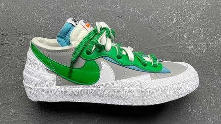 Get Up Close With the sacai x Nike Blazer Low "Classic Green" Get Up Close With the sacai x Nike Blazer Low "Classic Green"