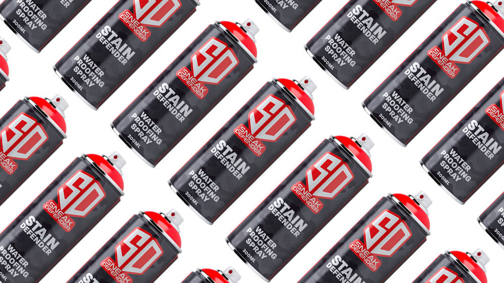 Image via Sneak Defender The Sneak Defender Stain Defender Water Proofing Spray Is Available Now for Preorder
