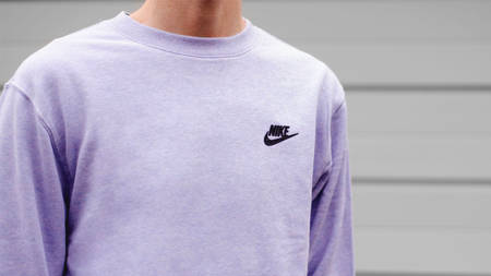 The Nike Sportswear Crew Sweatshirt Is Made From 100% Sustainable Materials The Nike Sportswear Crew Sweatshirt Is Made From 100% Sustainable Materials