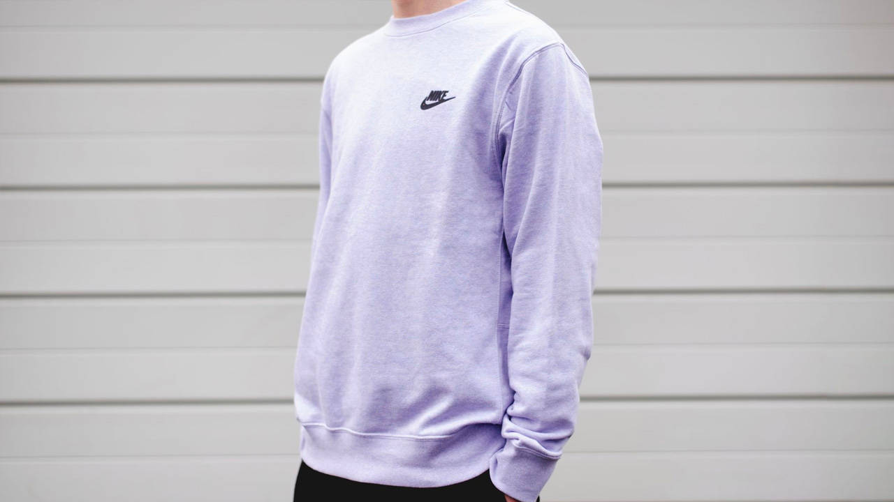 The Nike Sportswear Crew Sweatshirt Is Made From 100% Sustainable Materials
