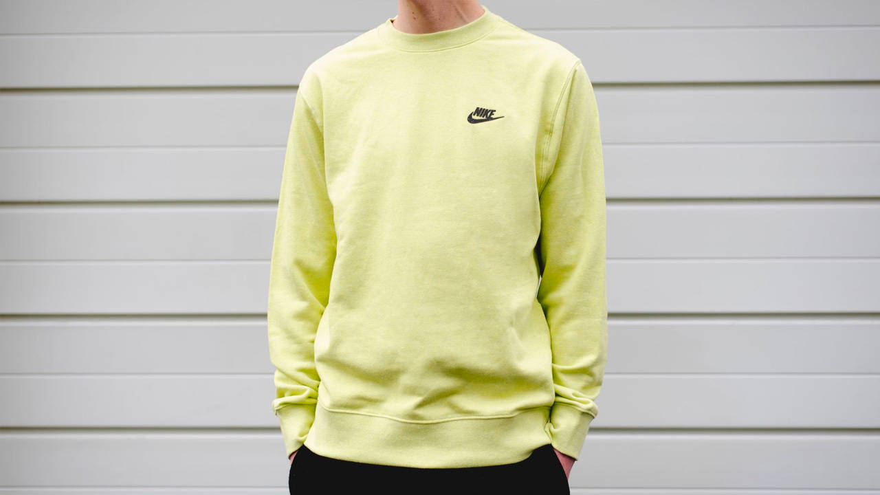 The Nike Sportswear Crew Sweatshirt Is Made From 100% Sustainable Materials