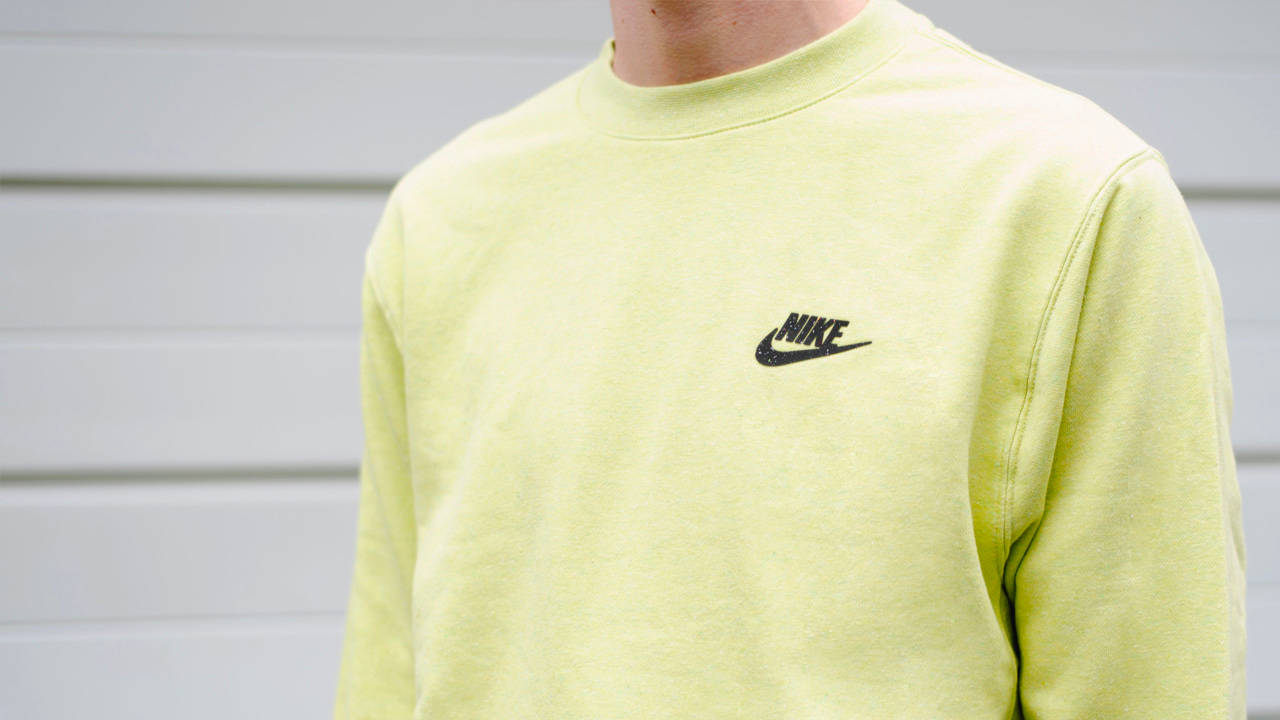 The Nike Sportswear Crew Sweatshirt Is Made From 100% Sustainable Materials