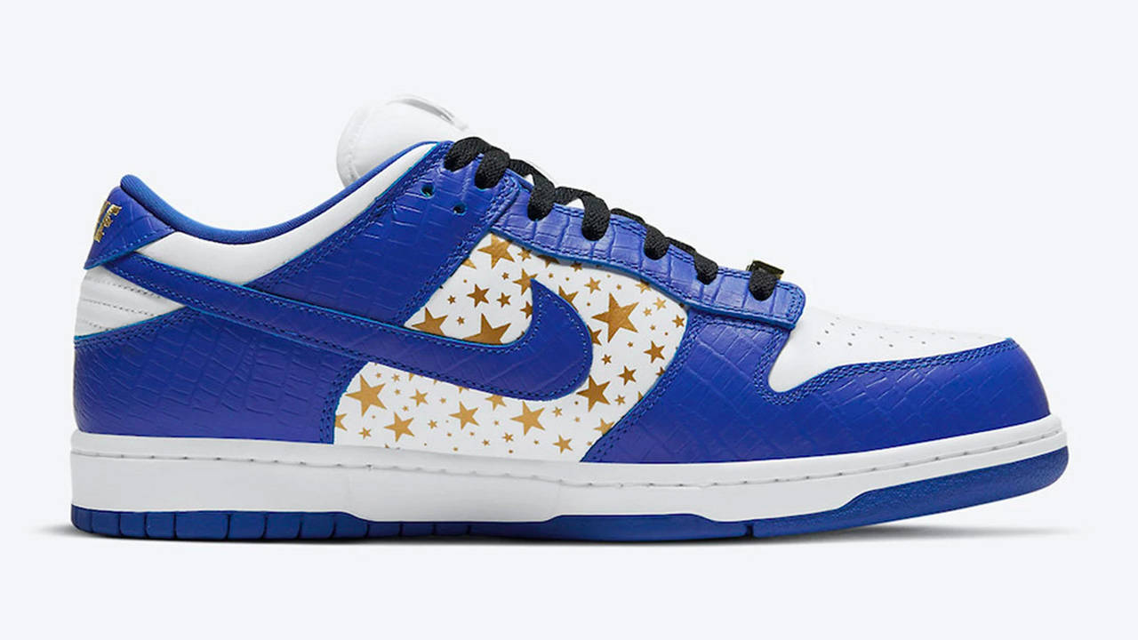 Supreme x Nike SB Dunk Low "Hyper Blue"