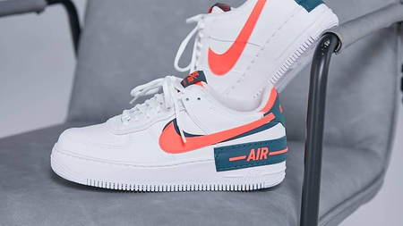 The Nike Air Force 1 Shadow 'Dark Teal/Solar Red' Is Your Next Pick Up