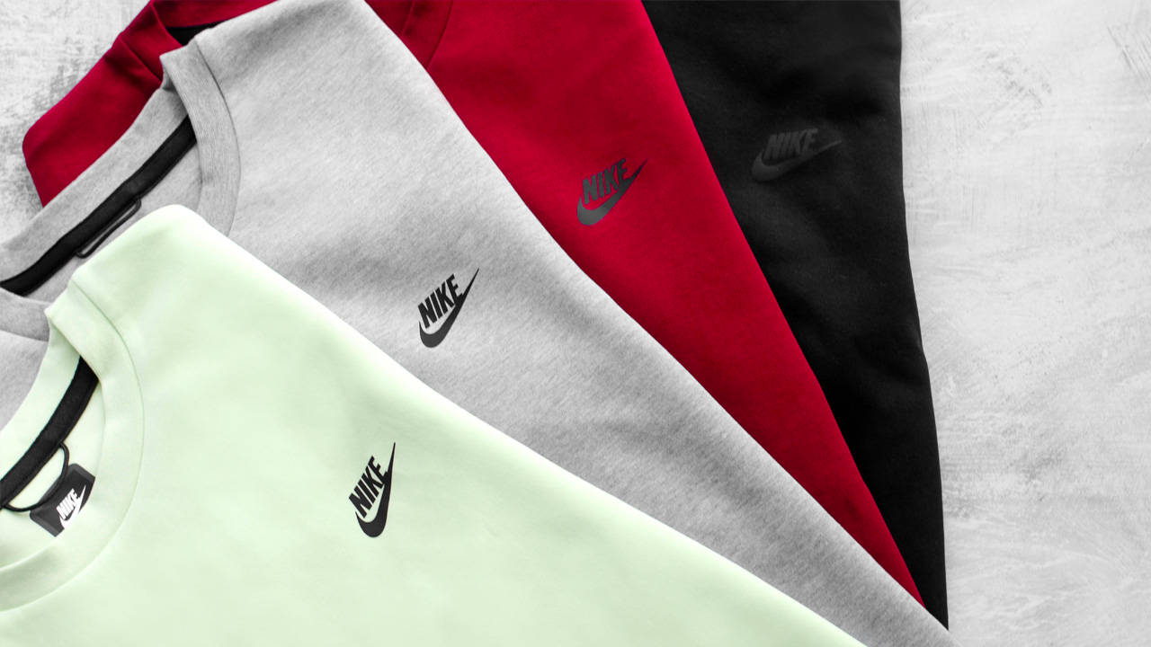 The Nike Sportswear Tech Fleece Crew Drops in 4 Colourways | The Sole ...