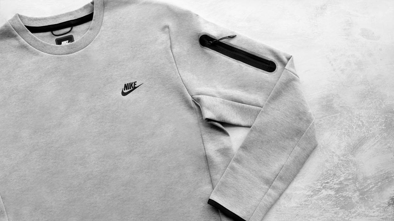 The Nike Sportswear Tech Fleece Crew Drops in 4 Colourways