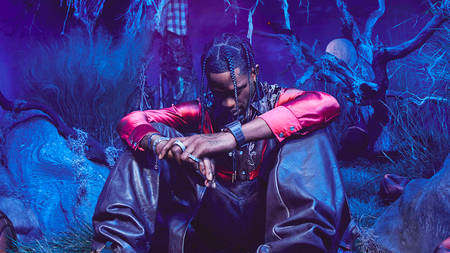 Travis Scott Steps Out in the Air Jordan 1 Low "Cactus Jack UNC"