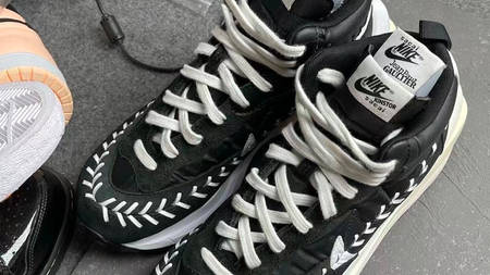 First Look at the sacai x Jean Paul Gaultier x Nike VaporWaffle First Look at the sacai x Jean Paul Gaultier x Nike VaporWaffle