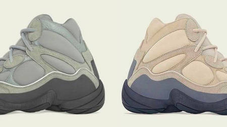 The Yeezy 500 High "Mist Slate" & "Wakaran" Are Dropping This Month
