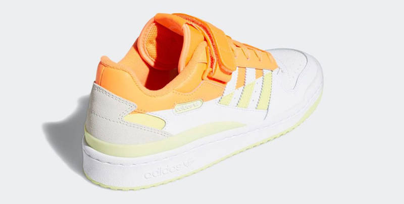 adidas Forum Low Split Screaming Orange Yellow Tint