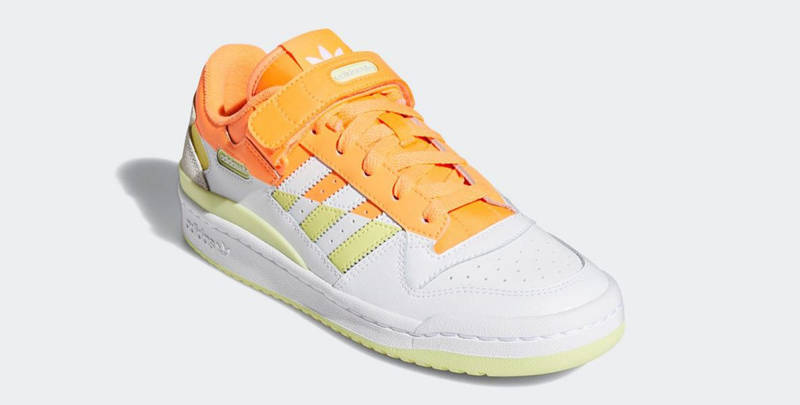 adidas Forum Low Split Screaming Orange Yellow Tint