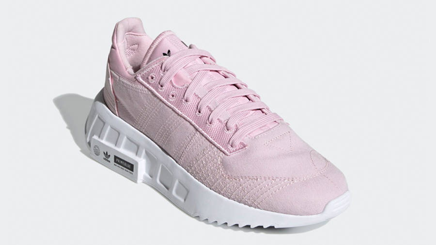 adidas originals geodiver sustainable trainers in clear pink